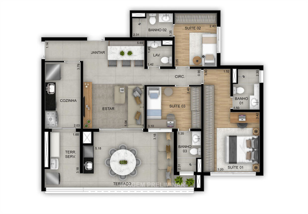 Imagem Apartamento com 3 Quartos à Venda, 90 m² em Tatuapé - São Paulo