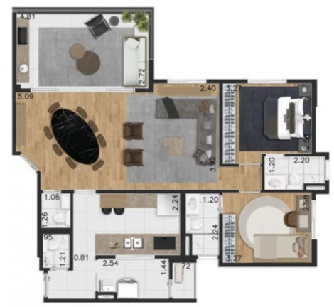 Imagem Apartamento com 3 Quartos à Venda, 95 m² em Vila Mariana - São Paulo Imagem Apartamento com 3 Quartos à Venda, 95 m² em Vila Mariana - São Paulo