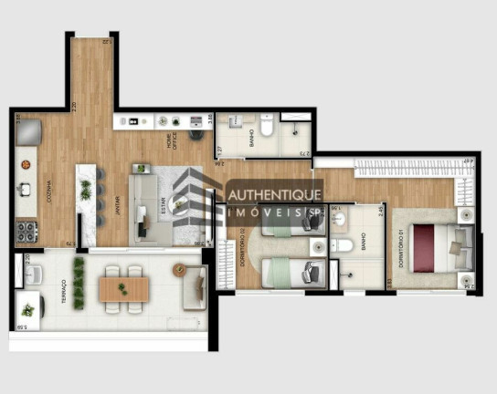 Imagem Apartamento com 2 Quartos à Venda, 77 m² em Saúde - São Paulo Imagem Apartamento com 2 Quartos à Venda, 77 m² em Saúde - São Paulo