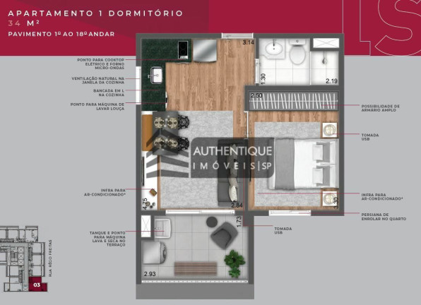 Imagem Apartamento com 2 Quartos à Venda, 40 m² em República - São Paulo Imagem Apartamento com 2 Quartos à Venda, 40 m² em República - São Paulo