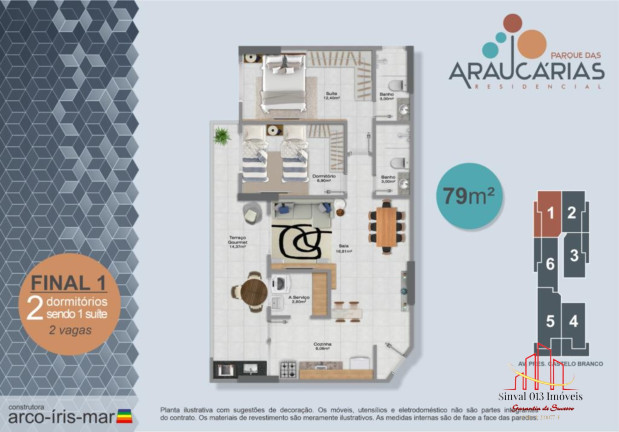 Imagem Apartamento com 2 Quartos à Venda, 69 m² em Jd. Imperador - Praia Grande Imagem Apartamento com 2 Quartos à Venda, 69 m² em Jd. Imperador - Praia Grande