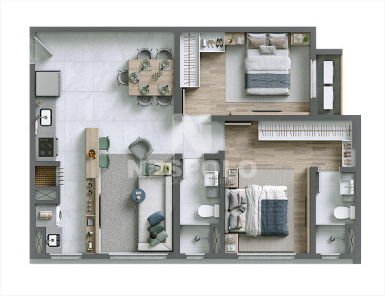 Imagem Apartamento com 2 Quartos à Venda, 61 m² em São João - Itajai Imagem Apartamento com 2 Quartos à Venda, 61 m² em São João - Itajai