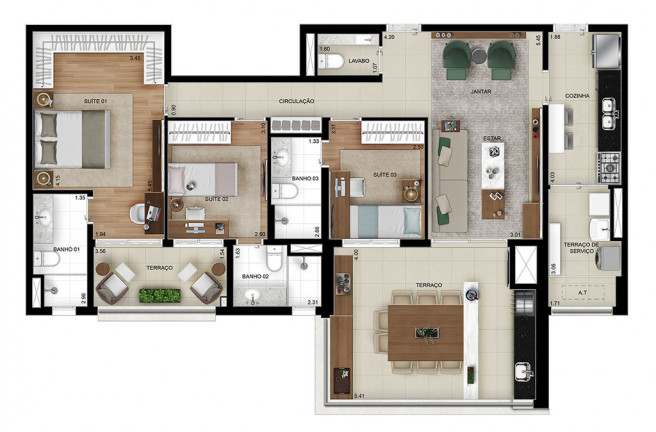 Imagem Apartamento com 4 Quartos à Venda, 159 m² em Mooca - São Paulo