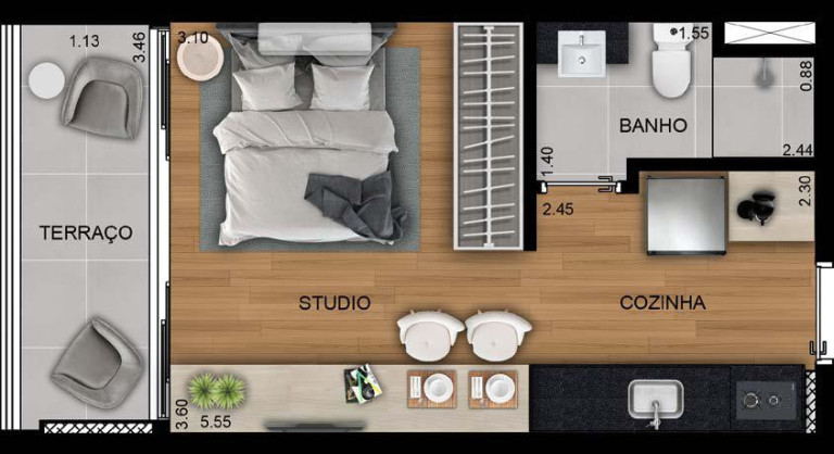 Imagem Apartamento com 1 Quarto à Venda, 27 m² em Itaim Paulista - São Paulo
