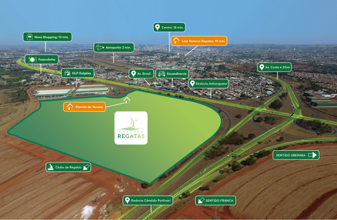 Terreno à Venda, 176 m² em Reserva Regatas - Ribeirão Preto