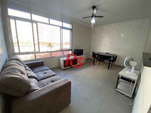 Imagem Apartamento com 1 Quarto para Alugar, 45 m² em Gonzaga - Santos