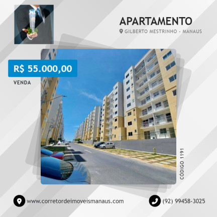 Apartamento com 2 Quartos à Venda, 43 m² em Gilberto Mestrinho - Manaus