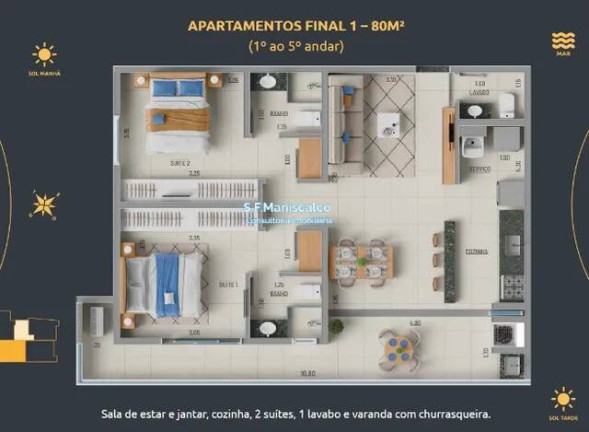 Imagem Apartamento com 2 Quartos à Venda, 96 m² em Itaguá - Ubatuba Imagem Apartamento com 2 Quartos à Venda, 96 m² em Itaguá - Ubatuba