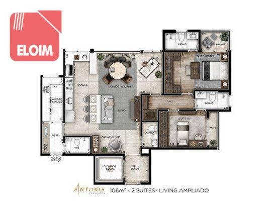 Imagem Apartamento com 3 Quartos à Venda, 106 m² em Perdizes - São Paulo Imagem Apartamento com 3 Quartos à Venda, 106 m² em Perdizes - São Paulo
