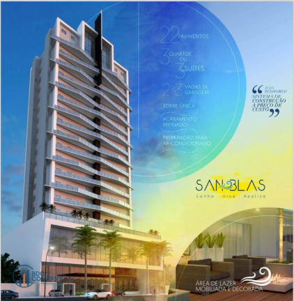 Apartamento com 3 Quartos à Venda, 123 m² em Centro - Ponta Grossa