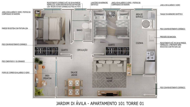 Imagem Apartamento com 2 Quartos à Venda, 42 m² em Floresta - Joinville Imagem Apartamento com 2 Quartos à Venda, 42 m² em Floresta - Joinville