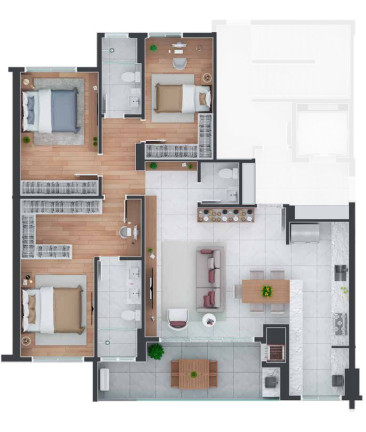 Imagem Apartamento com 3 Quartos à Venda, 116 m² em Alto Da Rua Xv - Curitiba Imagem Apartamento com 3 Quartos à Venda, 116 m² em Alto Da Rua Xv - Curitiba