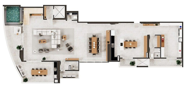 Imagem Cobertura com 4 Quartos à Venda, 1.057 m² em Ponta Da Praia - Santos Imagem Cobertura com 4 Quartos à Venda, 1.057 m² em Ponta Da Praia - Santos