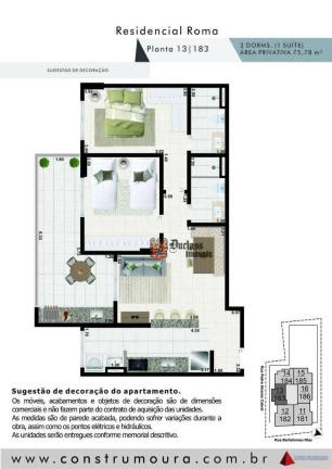 Imagem Apartamento com 2 Quartos à Venda, 75 m² em Aviação - Praia Grande