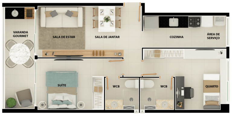Imagem Apartamento com 3 Quartos à Venda, 82 m² em Manaíra - João Pessoa Imagem Apartamento com 3 Quartos à Venda, 82 m² em Manaíra - João Pessoa