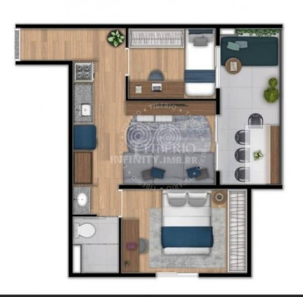 Imagem Apartamento com 2 Quartos à Venda, 43 m² em Mooca - São Paulo