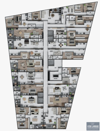 Imagem Apartamento com 1 Quarto à Venda, 54 m² em Perequê - Porto Belo