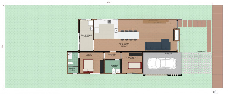 Imagem Casa com 2 Quartos à Venda, 128 m² em Monte Bérico - Caxias Do Sul