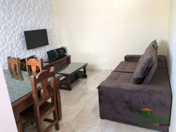 Imagem Cobertura com 2 Quartos à Venda, 110 m² em Vila Scarpelli - Santo André
