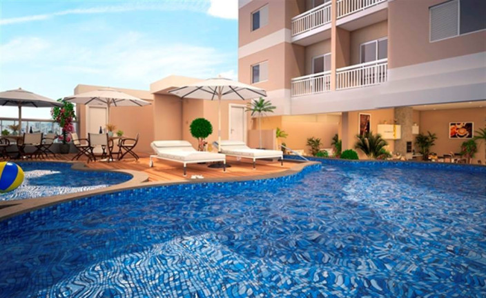 Apartamento com 2 Quartos à Venda, 47 m² em Parque Sao Vicente - Sao Vicente