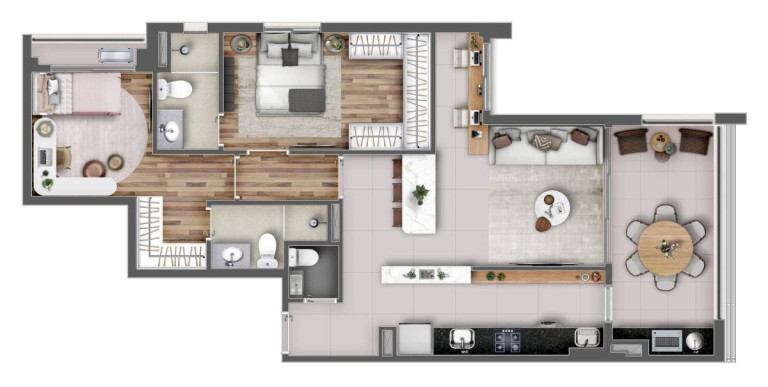 Imagem Apartamento com 3 Quartos à Venda, 87 m²