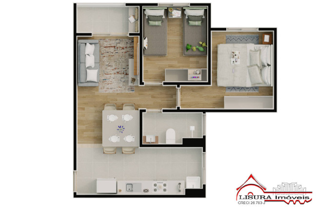 Imagem Apartamento com 2 Quartos à Venda, 47 m² em Loteamento Jardim Sol Nascente - Jacareí Imagem Apartamento com 2 Quartos à Venda, 47 m² em Loteamento Jardim Sol Nascente - Jacareí