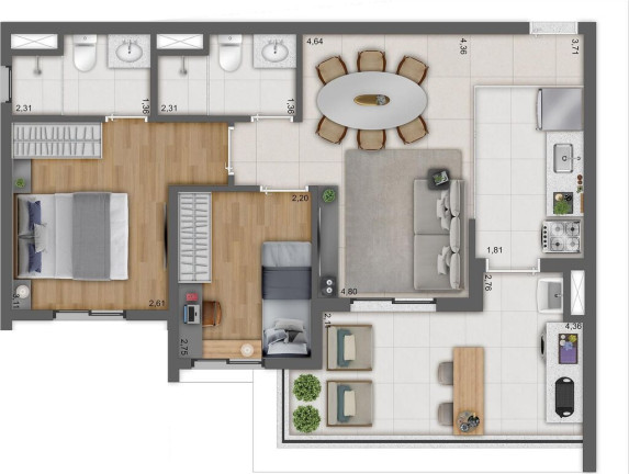 Imagem Apartamento com 3 Quartos à Venda, 81 m² em Butantã - São Paulo Imagem Apartamento com 3 Quartos à Venda, 81 m² em Butantã - São Paulo