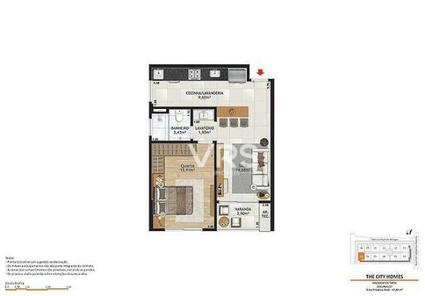 Imagem Apartamento com 1 Quarto à Venda, 47 m² em Várzea - Teresópolis