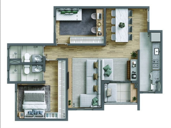 Imagem Apartamento com 3 Quartos à Venda, 214 m² em Rudge Ramos - São Bernardo Do Campo Imagem Apartamento com 3 Quartos à Venda, 214 m² em Rudge Ramos - São Bernardo Do Campo