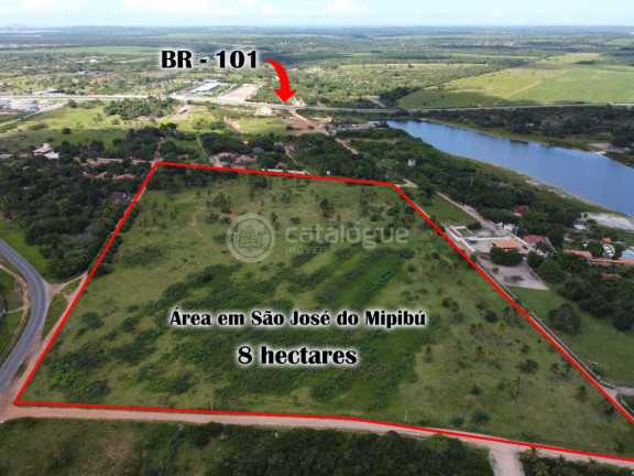 Terreno à Venda, 80.000 m² em Taborda - São José De Mipibu