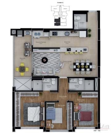 Imagem Apartamento com 3 Quartos à Venda, 213 m² em Agronômica - Florianópolis Imagem Apartamento com 3 Quartos à Venda, 213 m² em Agronômica - Florianópolis