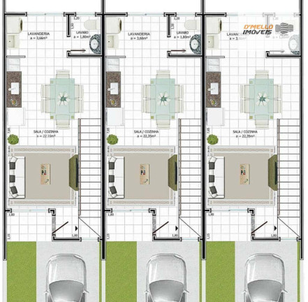 Imagem Sobrado com 2 Quartos à Venda, 72 m² em Serraria - São José