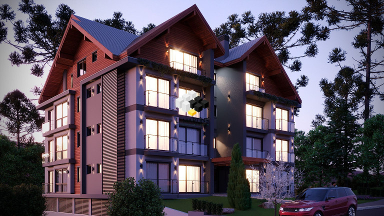 Imagem Apartamento com 1 Quarto à Venda, 46 m² em Moura - Gramado Imagem Apartamento com 1 Quarto à Venda, 46 m² em Moura - Gramado