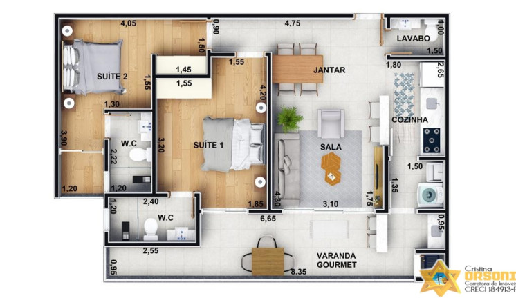 Imagem Apartamento com 2 Quartos à Venda, 64 m² em Itaguá - Ubatuba