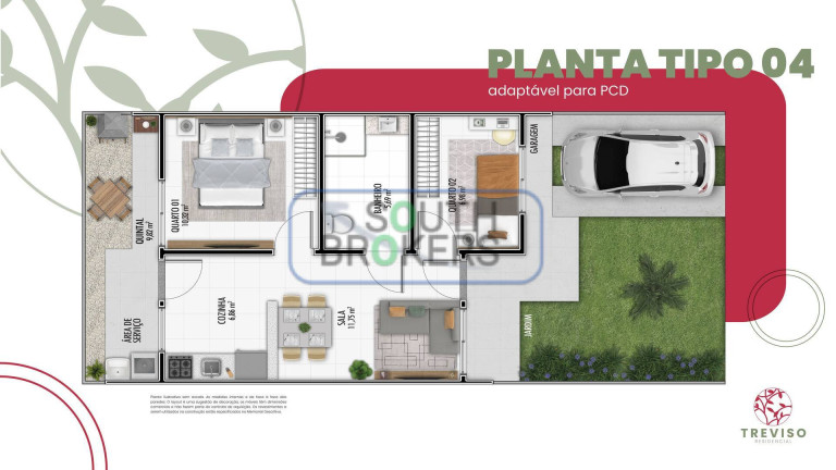 Imagem Casa de Condomínio com 2 Quartos à Venda, 42 m² em Estados - Fazenda Rio Grande Imagem Casa de Condomínio com 2 Quartos à Venda, 42 m² em Estados - Fazenda Rio Grande