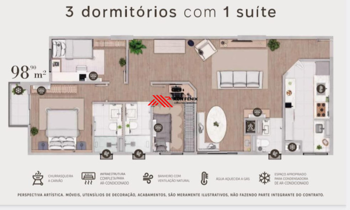 Imagem Apartamento com 3 Quartos à Venda, 99 m² em Centro - Guarulhos Imagem Apartamento com 3 Quartos à Venda, 99 m² em Centro - Guarulhos