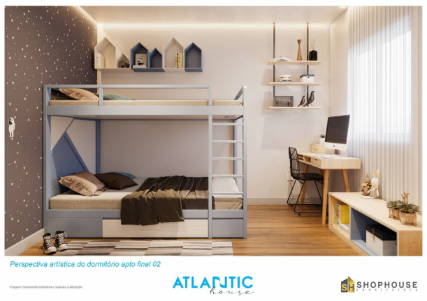 Imagem Apartamento com 1 Quarto à Venda, 39 m² em Maracanã - Praia Grande
