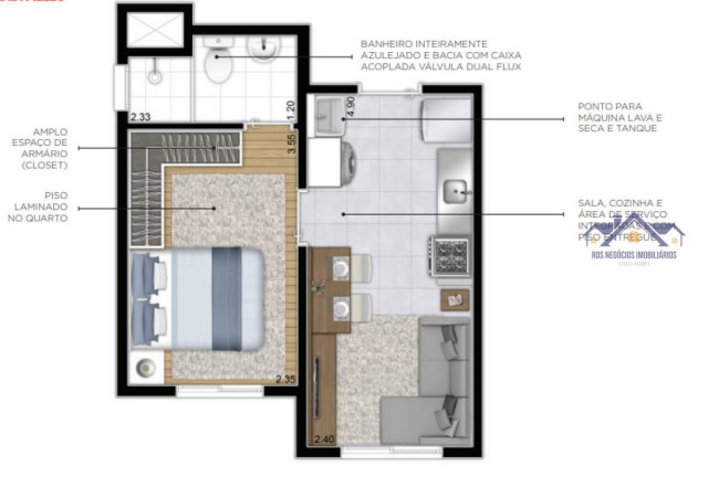 Imagem Apartamento com 1 Quarto à Venda, 33 m² em Vila Prudente - São Paulo Imagem Apartamento com 1 Quarto à Venda, 33 m² em Vila Prudente - São Paulo