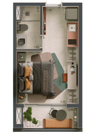 Imagem Apartamento com 1 Quarto à Venda, 28 m² em Vila Clementino - São Paulo Imagem Apartamento com 1 Quarto à Venda, 28 m² em Vila Clementino - São Paulo
