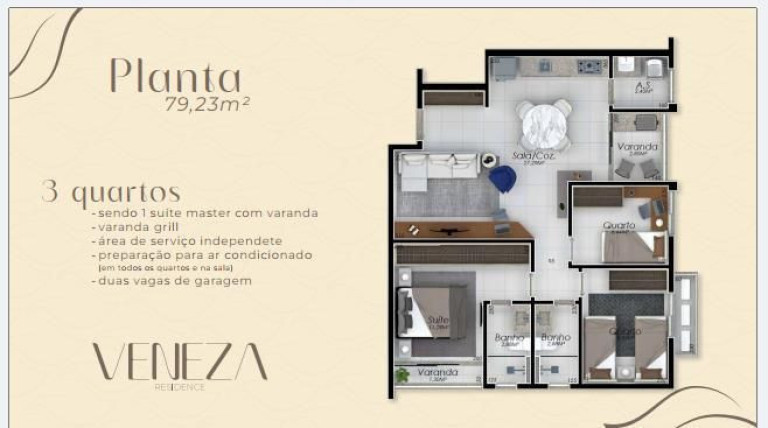 Imagem Apartamento com 2 Quartos à Venda, 61 m² em Laranjeiras - Uberlândia Imagem Apartamento com 2 Quartos à Venda, 61 m² em Laranjeiras - Uberlândia