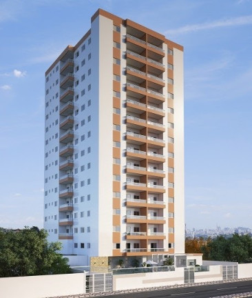 Apartamento com 2 Quartos à Venda, 57 m² em Guilhermina - Praia Grande