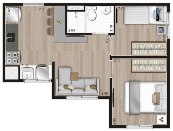 Imagem Apartamento com 2 Quartos à Venda, 32 m² em Tucuruvi - São Paulo