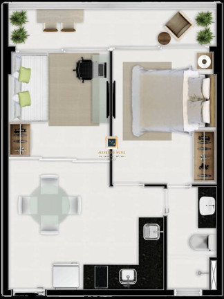 Imagem Apartamento com 1 Quarto à Venda, 37 m² em Aldeota - Fortaleza Imagem Apartamento com 1 Quarto à Venda, 37 m² em Aldeota - Fortaleza