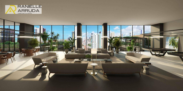 Apartamento com 1 Quarto à Venda, 68 m² em Manaíra - João Pessoa