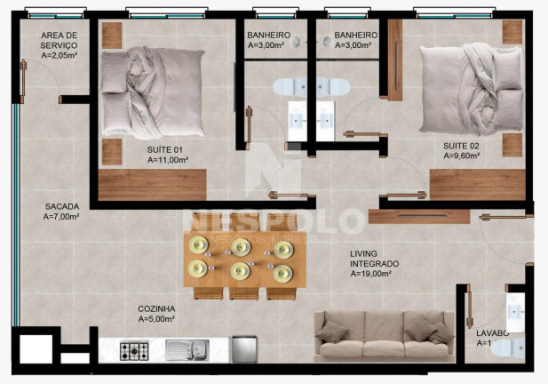 Imagem Apartamento à Venda, 71 m² em Perequê - Porto Belo Imagem Apartamento à Venda, 71 m² em Perequê - Porto Belo