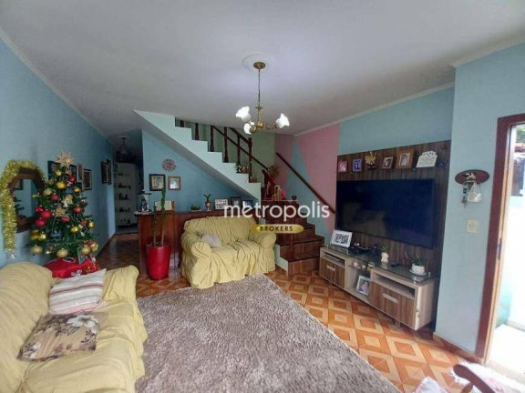 Imagem Sobrado com 3 Quartos à Venda, 254 m² em Jardim Teles De Menezes - Santo André