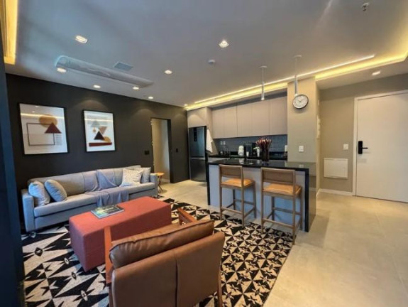 Imagem Apartamento com 1 Quarto para Alugar, 77 m² em Brooklin - São Paulo