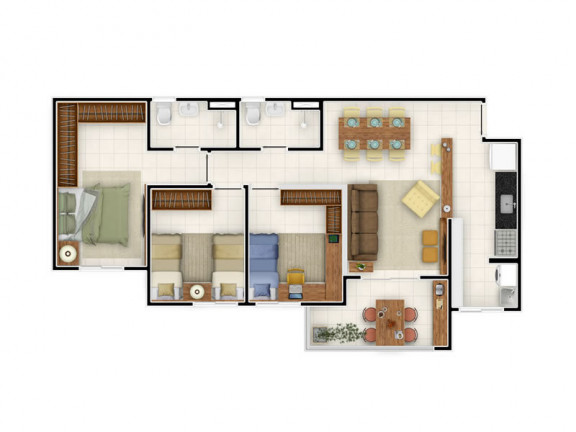 Imagem Apartamento com 2 Quartos à Venda, 66 m² em Jardim Guanabara - Jundiaí Imagem Apartamento com 2 Quartos à Venda, 66 m² em Jardim Guanabara - Jundiaí