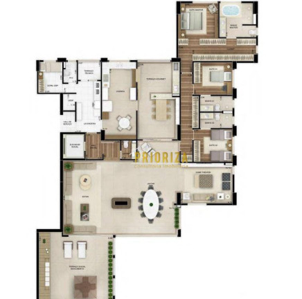 Imagem Apartamento com 4 Quartos à Venda, 303 m² em Edifício Dijon - Sorocaba