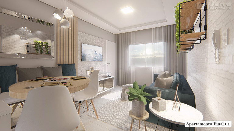 Apartamento com 2 Quartos à Venda, 48 m² em Petrópolis - Passo Fundo